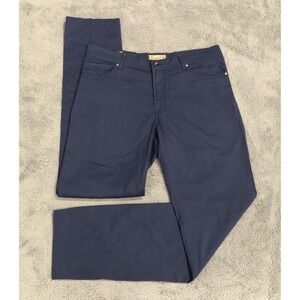 Marco Pescarolo Men's 35x34 Silk Cotton Blend 5 Five-Pocket Straight Pants Italy